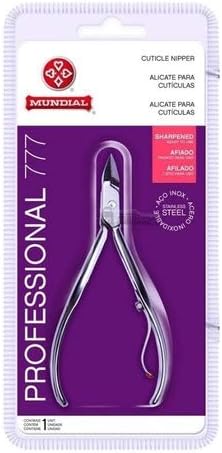 Alicate de Cutícula Profissional 777 Inox Afiado Mundial