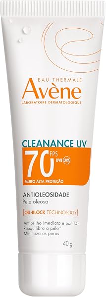 Avène Cleanance UV Protetor Solar Facial Antioleosidade FPS70 40g