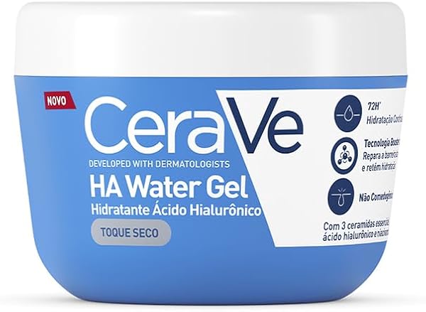 CeraVe HA Water Gel Hidratante Facial Toque Seco 85g