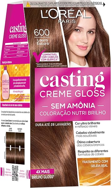 Coloração Casting Creme Gloss 600 Louro Escuro, L'Oréal Paris