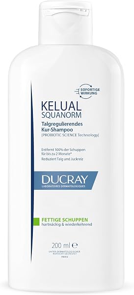 Ducray Kelual S Squanorm Shampoo Anticaspa para cabelos normais a oleosos 200ml