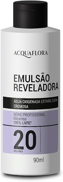 Emulsão Reveladora 20 Vol (Água Oxigenada) Acquaflora 90 ml