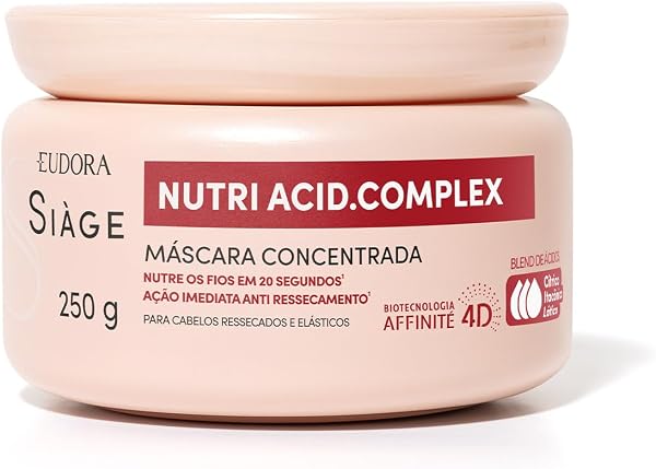 Eudora Siàge Nutri Acid.Complex Máscara Capilar Concentrada 250g