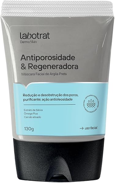 Labotrat Mascara Antioleosidade E Regeneradora Com Argila Preta 130G