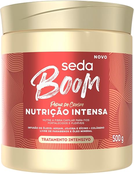 Máscara de Tratamento Seda Boom Nutrição Intensa 500 g