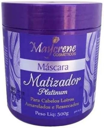 Máscara Matizadora Blond Platinum Maycrene