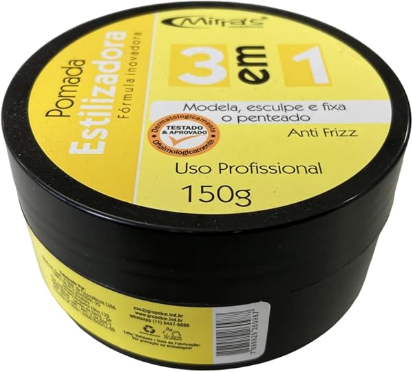 Mirra's Pomada Estilizadora 3 em 1 Capilar 150g