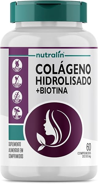 Nutralin Colágeno Hidrolisado + Biotina 60 Cps