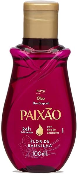 Óleo Corporal Paixão Flor de Baunilha com ação desodorante 100ml