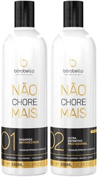 Progressiva Sem Formol Borabella Not Cry More - Kit 2x350ml