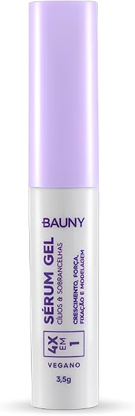 Sérum Gel 4x1 Bauny para Cílios e Sobrancelhas, 3,5 g