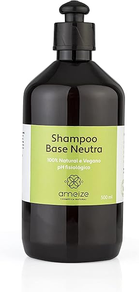 Shampoo Neutro Natural Vegano Sem Perfume 500 ml