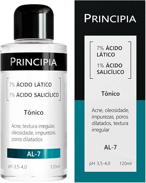 Tônico Facial 7% Ácido Lático + 1% Ácido Salicílico AL-7 120 ml
