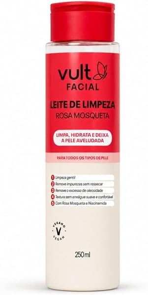 Vult Rosa Mosqueta Leite de Limpeza Facial 250ml